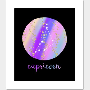 Capricorn sign Posters and Art